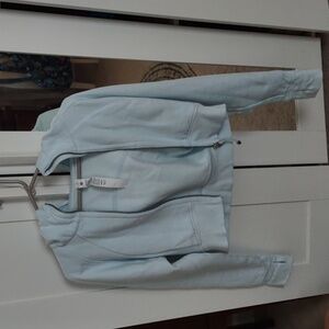 Lululemon scuba full zip cropped hoodie